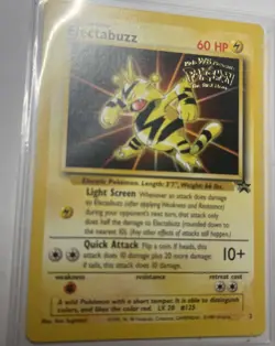 Electabuzz #2 (WB Kids Stamped) Black Star Movie Promo Vintage Pokemon TCG Card - Image 1
