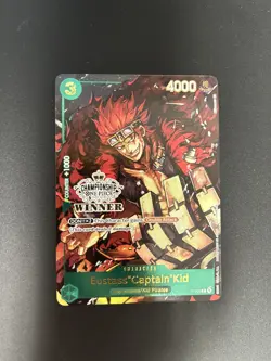 Eustass"Captain"Kid Store Championship Winner P-003 One Piece Card English - Image 1