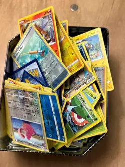Random Pokemon card lot w/ Shining Fates tin - Image 1