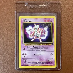 Mewtwo Movie Promo #3 1999 Stamped Pokemon Card - Image 2