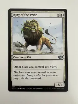 King of the Pride Anime Showcase MTG Magic the Gathering Card NM Near Mint J22 - Image 1