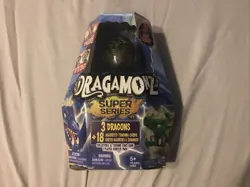 Dragamonz Super Series 3 Dragons + 18 Trading Cards New HTF 1 Window Egg Variant - Image 1