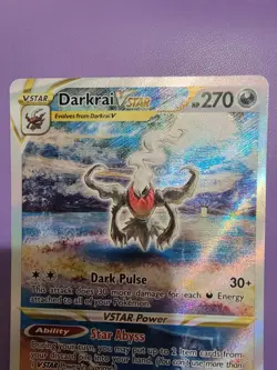 Darkrai VSTAR Crown Zenith: Galarian Gallery Ultra Rare Holo Card GG50/GG70 - Image 2