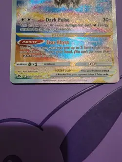 Darkrai VSTAR Crown Zenith: Galarian Gallery Ultra Rare Holo Card GG50/GG70 - Image 4