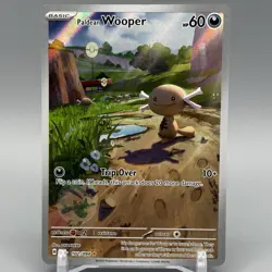 Paldean Wooper 102/094 PFL Illustration Rare Phantasmal Flames Pokemon Card NM - Image 1