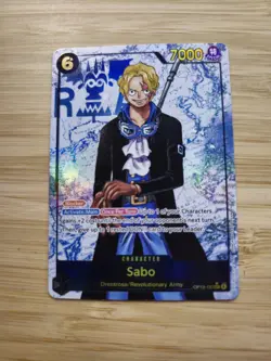 Sabo Alt Art ENGLISH SEC OP13-120 One Piece Carrying On His Will Card NM - Image 1