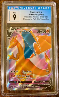 Charizard V SWSH050 SWSH Sword & Shield Promo Cards Holo CGC 9 Mint - Image 1