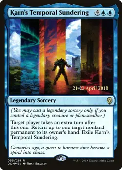 Karn's Temporal Sundering [Dominaria Prerelease Promos] - Image 1