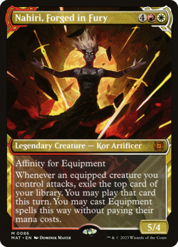Nahiri, Forged in Fury (Showcase) [March of the Machine: The Aftermath] - Image 1