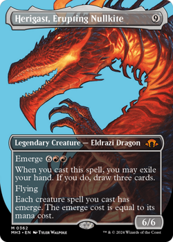 Herigast, Erupting Nullkite (Borderless) [Modern Horizons 3] - Image 1