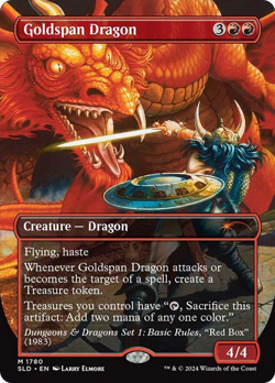 Goldspan Dragon (Rainbow Foil) [Secret Lair Drop Series] - Image 1