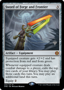 Sword of Forge and Frontier (Promo Pack) [Phyrexia: All Will Be One Promos] - Image 1