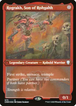 Rograkh, Son of Rohgahh (Etched) [Commander Legends] - Image 1
