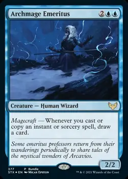 Archmage Emeritus (Bundle) [Strixhaven: School of Mages Promos] - Image 1