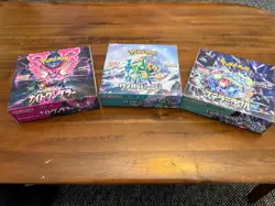 Pokemon Scarlet Violet Japan Booster Pack Boxes Sealed No Shrink Wrap- 3 Boxes - Image 1