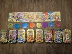 Pokemon Prismatic Evolutions Mini Tin Set - Including ART and COINS. NO PACKS - Image 1
