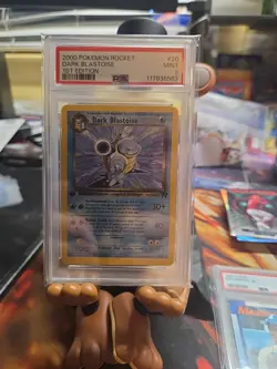 2000 POKEMON TEAM ROCKET 1ST EDITION #20 DARK BLASTOISE PSA 9 NON-HOLO - Image 1