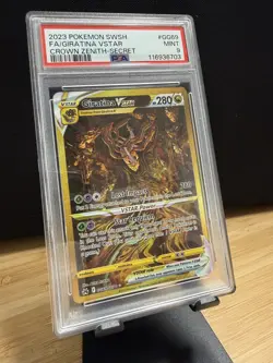 2023 POKEMON SWORD & SHIELD CROWN ZENITH SECRET FULL ART/GIRATINA VSTAR PSA 9 - Image 2