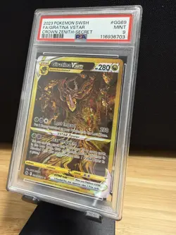 2023 POKEMON SWORD & SHIELD CROWN ZENITH SECRET FULL ART/GIRATINA VSTAR PSA 9 - Image 3
