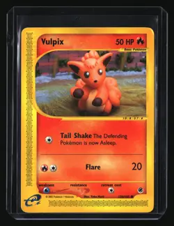 Pokemon VULPIX 136/165 (Non-Holo) Expedition - NM/Near Mint - Image 1
