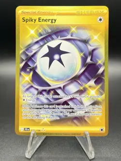 Pokemon TCG Spiky Energy 190/159 Full Art Hyper Rare Gold Holo Journey Together - Image 1