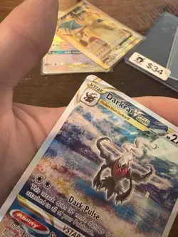 Pokemon Darkrai VSTAR Crown Zenith Galarian Gallery GG50/GG70 (NM Condition) - Image 2
