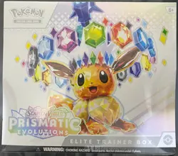 Pokemon TCG Prismatic Evolutions Elite Trainer Box ETB | SEALED 9 Booster Packs - Image 1