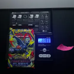 EXTREMELY HEAVY Pokemon Phantasmal Flames - Factory Sealed Booster Pack (22.83g) - Image 1