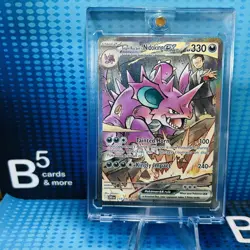 Team Rocket's Nidoking ex 233/182 Sv10: Destined Rivals SIR Holo Pokemon TCG NM - Image 1