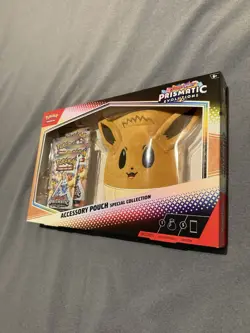 Pokemon TCG Scarlet & Violet Prismatic Evolutions Eevee Accessory Pouch SEALED - Image 1
