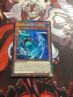 Yugioh! TCG - Surfacing Big Jaws - Starlight Rare - 2025 Mega-Pack - MP25-EN012 - Image 1