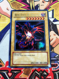 Red-Eyes B. Dragon jmp-002 (NM/VLP) Ultra Rare Yu-Gi-Oh! - Image 1