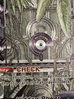 Unown 78/96 Pokemon TCG Pocket Triumphant Light Custom Textured Fanart Card - Image 3