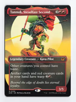 Tannuk Steadfast Second Borderless Normal M Edge of Eternities MTG Card TCG NM - Image 1