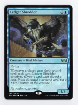 Ledger Shredder Foil R Streets of New Capenna MTG Card TCG NM - Image 1