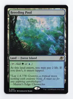 Breeding Pool Foil R Edge of Eternities MTG Card TCG NM - Image 1