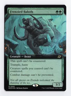 Frenzied Baloth Extended Art Foil Rare Edge of Eternities MTG Card TCG NM - Image 1