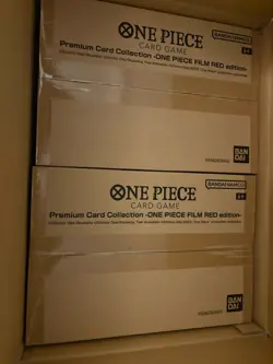 One Piece TCG Premium Card Collection Film Red Edition- ENG Sealed New - Image 1