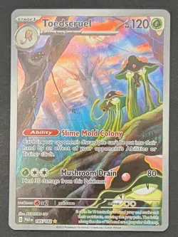 Pokemon Card Toedscruel 185/182 Paradox Rift - Lightly Played - Image 1
