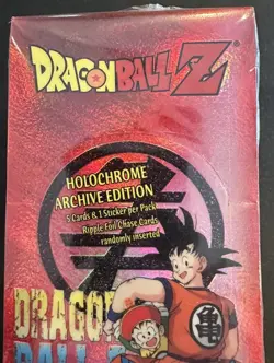 Dragon Ball Z Holochrome Archive Edition Trading Card Box NEW 24 Packs 601139140409 - Image 4