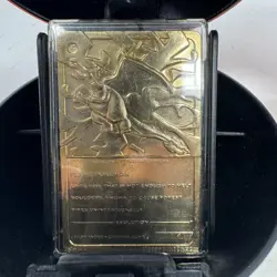 Gold Charizard & Poliwhirl Burger King Pokemon Promo 23K Metal Plated Card - Image 4