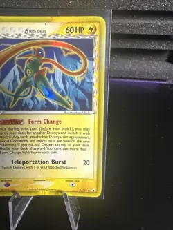 Pokemon TCG Deoxys 6/110 Holon Phantoms Delta Holo Rare Card HP - Image 3