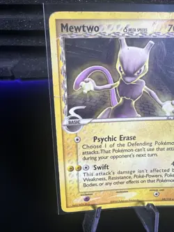 Pokemon Mewtwo EX Holon Phantoms TCG Card 24/110 Regular Rare - Image 2
