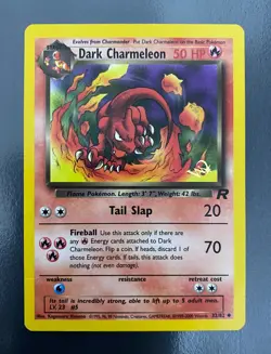Dark Charmeleon 32/82 W Stamped Rocket WoTC Promo | MP | Pokemon TCG Card - Image 1