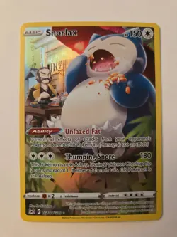 Pokemon Snorlax TG10/TG30 - Swsh11: Lost Origin Trainer Gallery Holo - Image 1