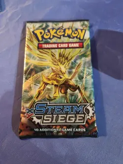 RARE 2016 Pokemon XY STEAM SIEGE booster pack-- FACTORY SEALED - Image 1
