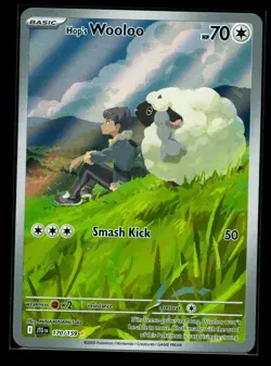 Hop's Wooloo 170/159 Journey Together Illustration Rare Full Art Pokemon TCG NM - Image 1