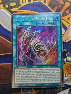 Yugioh INCH-EN032 Evil Eye of Selene Secret Rare 1st Edition - Image 1