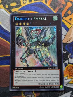 Daigusto Emeral - HA07-EN020 - Secret Rare 1st Edition Yugioh - LP - Image 1