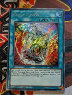 YuGiOh Ready Fusion Secret Rare 1st Edition DAMA-EN066 - Image 1